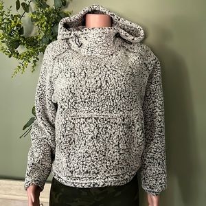 Victoria's Secret Pink Sherpa Gray Hoodie
